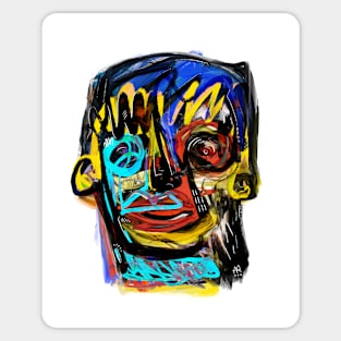 Crazy face Sticker